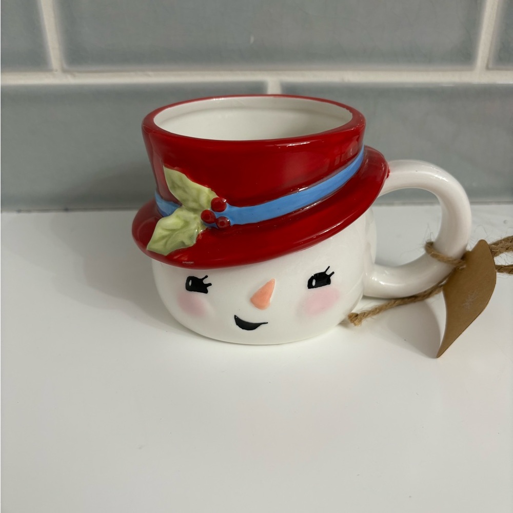 Sur La Table snowman mug